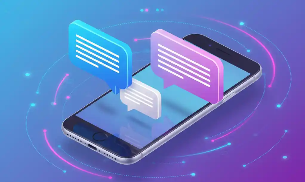 Global SMS reach illustration